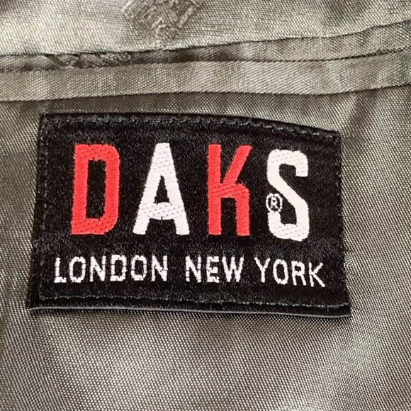 Daks London New York Mens See Desc. for Meas. Charcoal Grey w Pinstripes 2 piece - Picture 11 of 16